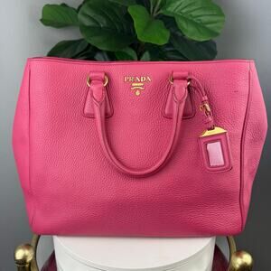 💎✨Authentic  Prada Pink Vitello Daino Satchel